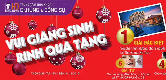 Vui giáng sinh rinh ngay quà tặng